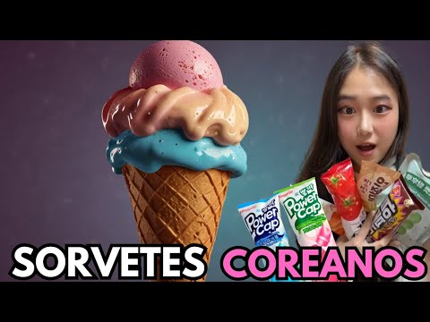PRISCILA JU Tasting Different Korean Ice Creams
