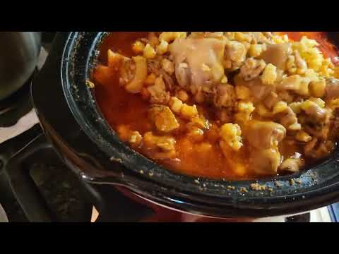 New Mexico Crockpot Red Chile Posolé
