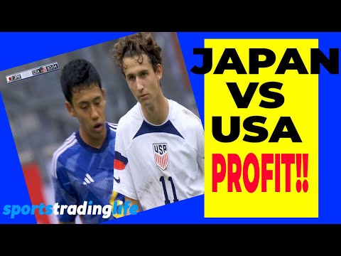 EASY Correct Score Trading Profit In Japan Vs USA Match