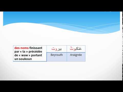 Arabic Spelling Lesson #4: كتابة التاء - Writing the final "Ta"