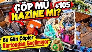 BUGÜNÜN GANİMETİ KARTONLAR MI OLACAK? 📦💎 BUGÜN HER YER KARTON! 📦😲 | ÇÖP MÜ HAZİN