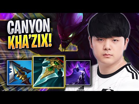 CANYON CRAZY GAME WITH KHA'ZIX! - DK Canyon Plays Kha'zix JUNGLE vs Kindred! | Season 2023