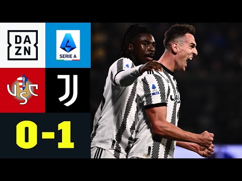 Last-Minute-Milik! Alte Dame behält Siegesserie bei: Cremonese - Juventus Turin 0:1 | Serie A | DAZN