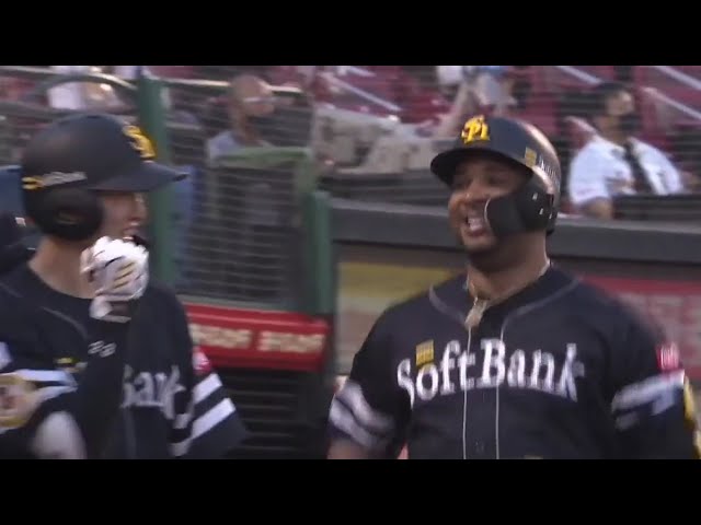 【2回表】ホークス・バレンティン 左中間へのホームランでエースを援護する!! 2020/8/4 E-H