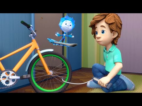 The Broken Wheel | The Fixies | Cartoons for Children - Kingdom Kids Zone, Little Learners - The Fixies