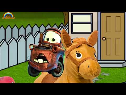 Copy Disney Cars Guido GIANT meets Colossus XXL Kids Rhymes   10Convert