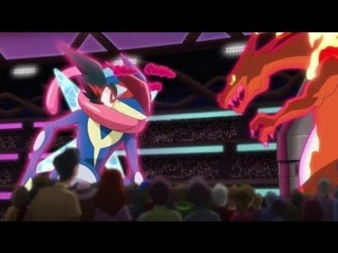 Greninja Vs G-Max Charizard |Full Battle|Ash Vs Leon|Ash Greninja Vs Leon Charizard | Fanmade Edit |