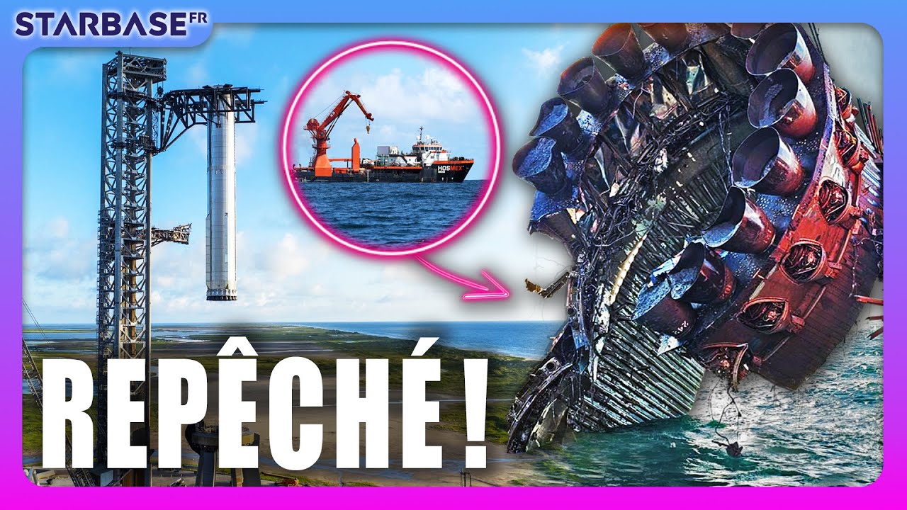 SpaceX REPÊCHE les restes du BOOSTER 11 au large de Boca Chica ! - Starship Update n°149