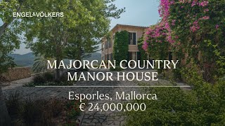 W-00AB1D Impressive Majorcan Country Manor House in Esporles - 1st Video