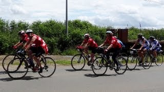 preview picture of video 'La Pierre Le Bigaut Muco Charity Cycle Race. La Croix Tasset, Brittany, France 30th June 2012'