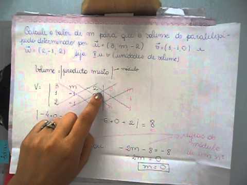 Volume do paralelepípedo