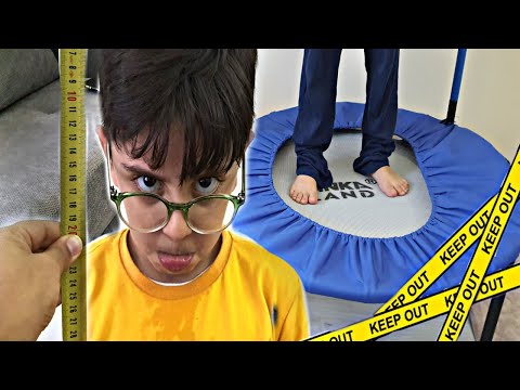 Efe'nin boyu küçük diye tramboline almadılar. Efe küstü