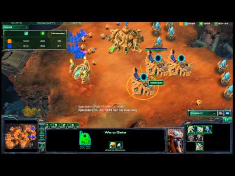 (T1G12) SC2 1vs1 PvsP Problembarn vs Ryko HD Starcraft 2 p2/2 (Final)