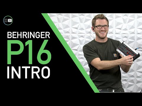 How to use the Behringer P16