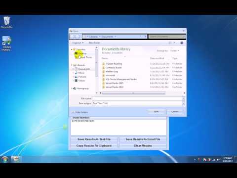 Validate Multiple Credit Card Numbers Software