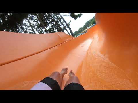 Big Splash Waterpark Loop the Loop Waterslide POV, Vancouver, BC