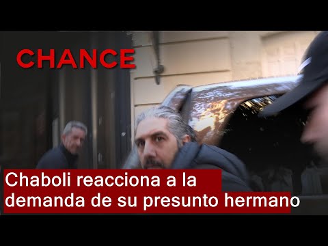 Chaboli reacts to the lawsuit from his alleged brother