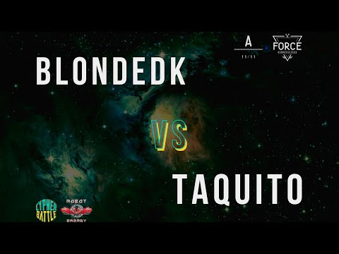 BLONDEDK VS TAQUITO | CYPHER BATTLE | 16AVOS