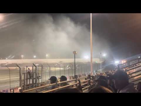 Thunder bowl raceway Tom Tarlton crash