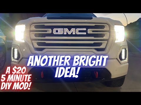 Fog Light Mod for 2019+ GMC Sierra & Chevy Silverado – Use Fog Lights with High Beams!