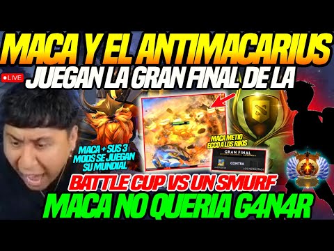 🏆MACARIUS y EL ANTIMACARIUS juegan la GRAN FINAL de la Battle Cup vs UN SMURF🏆MACA ULTEA a los RIKIS
