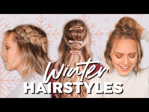 Easy Winter Hairstyles and Braids! - Kayley Melissa