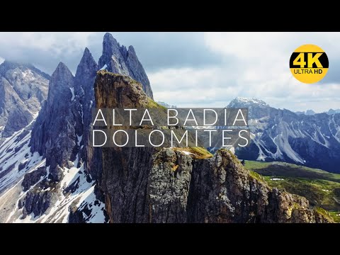 ALTA BADIA | DOLOMITES | VAL GARDENA | 4K UHD | CINEMATIC DRONE FOOTAGE