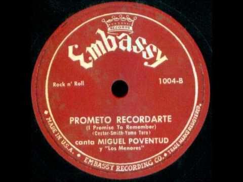 Miguel Poventud y Los Menores - Prometo Recordarte (I Promise To Remember)