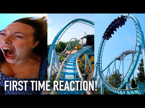Riding the Worlds Only Intamin Stand Up Coaster - Shockwave On-Ride POV Drayton Manor