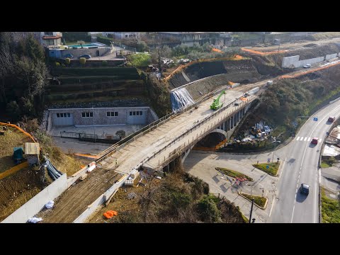 Villa d’Almè-Almè, i lavori per la tramvia - Gennaio 2025