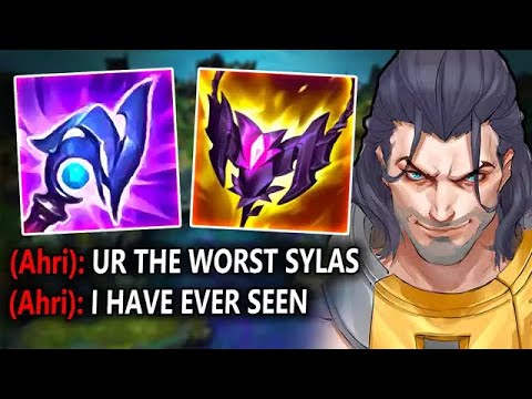Rank 1 Sylas makes a Diamond Ahri lose her mind and its 100% hilarious!