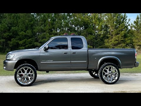 First gen Toyota Tundra with 24 inch Chevy wheels! | reviving it after sitting for a while..