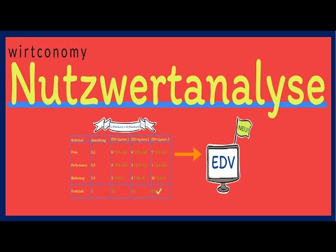 Nutzwertanalyse | einfach erklärt | Beispielaufgabe | wirtconomy