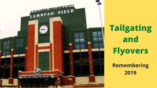 Green Bay Packer tailgate flyover Lambeau