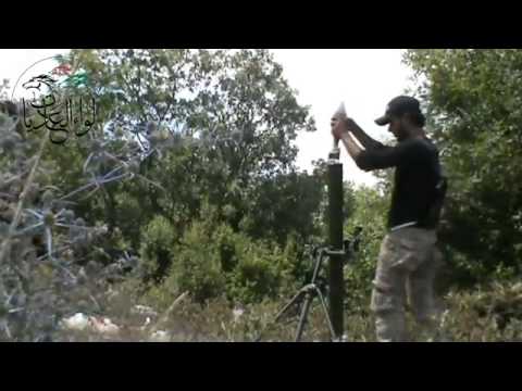 استهداف  قوات النظام بقذائف الهاون من قبل لواء العاديات في النبي يونس في محافظة اللاذقية