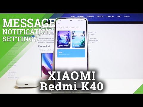 How to Change Notification Sounds in XIAOMI Redmi K40 – Set Up Notifications Tone
