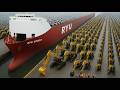 How Oversized Heavy Vehicles Equipment Is Transported By RoRo Shipping Vietnam Cars Conquered US