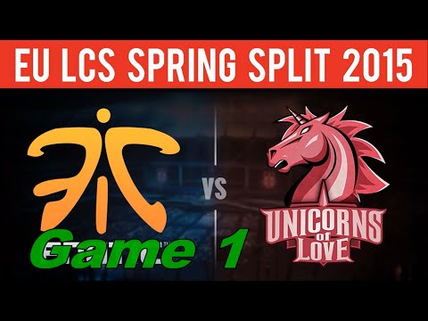Fnatic (FNC) vs Unicorns of Love (UOL) - Game 1 Grand Finals - EU LCS Spring Playoffs 2015
