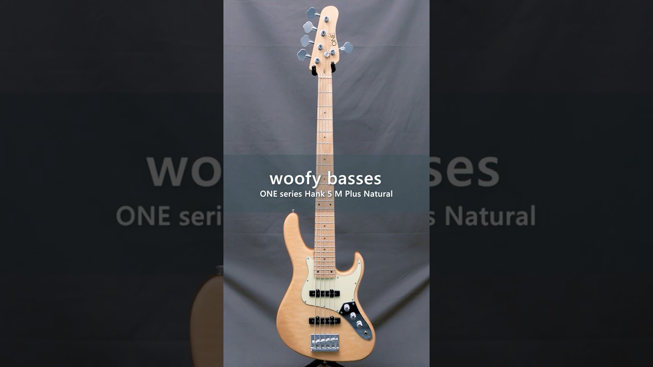 【Sound Demo】woofy basses / ONE series Hank 5 M Plus Natural