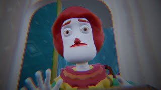 THE NEIGHBOR WAKE UP TO FIND THAT THE CLOWN PLAYER IS IN HIS HOUSE - Hello Neighbor Mod