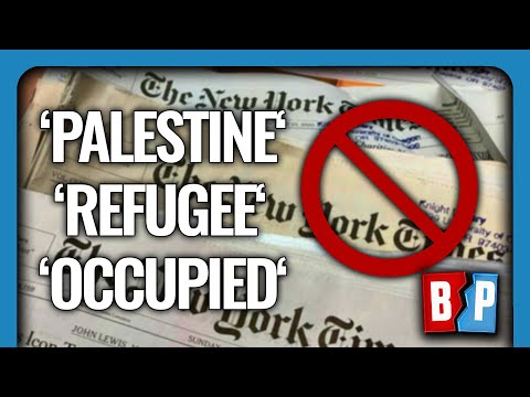 LEAKED NYT Memo: Can't Say 'Palestine, Occupied, Refugee Camp'