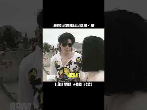 gloria maria falando com michael jackson