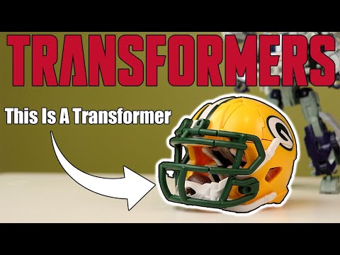 This Football Helmet Is A Transformer | #transformers X NFL Colab Football Helmets
