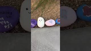 Painted rocks ideas for outdoor garden #shorts