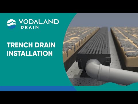 Vodaland - Trench Drain Installation