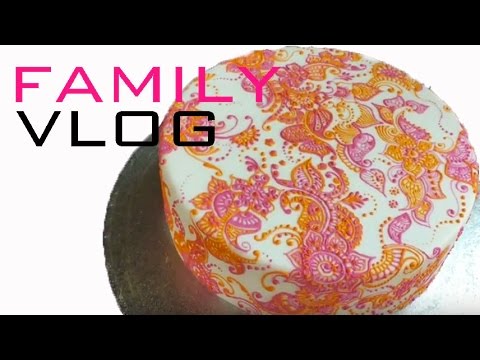 NAKED ABDUL Northala Fields, Nisha Henna Wedding Cake, Abdul makes Chapatti Family Video Blog