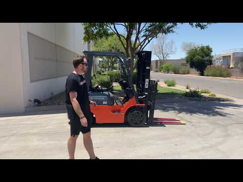 TOYOTA 7-series 7FGCU25 5,000lb LP (Propane) #4621 - Forklift for Sale