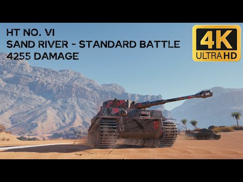 HT No. VI 4,3k damage 2 frags on Sand River - World of Tanks