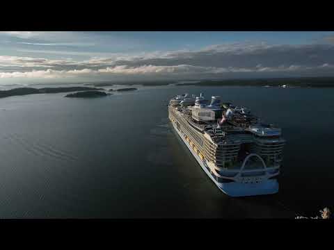 Icon of the Seas – Departure from Meyer Turku shipyard