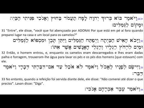 5779 [05] - Chayêy Sarah (c) - Uma esposa para Ytschak (Parte 2)